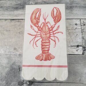 NWT - My Mind's Eye 32 Paper Napkins Lobster